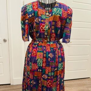 Vintage 2 piece skirt set